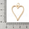 Brass Micro Pave Cubic Zirconia Pendants KK-Z107-15G-02-3