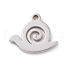 Non-Tarnish 304 Stainless Steel Charms STAS-G287-04P-2