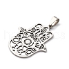 201 Stainless Steel Pendants STAS-V013-16P-2