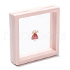 Square Transparent PE Thin Film Suspension Jewelry Display Box X1-CON-D009-01A-04-1