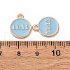 Alloy Enamel Charms ENAM-C028-01G-02-3