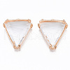 Transparent Glass Pendants GLAA-S056-04-2