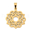 304 Stainless Steel Pendants STAS-Z076-06G-1