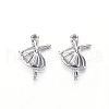 304 Stainless Steel Pendants STAS-N0014-38P-2