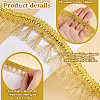 Polyester Fringe Ribbons OCOR-WH0091-70-4