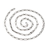304 Stainless Steel Rectangle Link Chains CHS-S012-26P-B-2