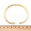 Brass Micro Pave Cubic Zirconia Hinged Bangles for Women BJEW-K274-08G-5