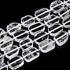 Natural Quartz Crystal Beads Strands G-C098-A20-01-1