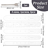 Olycraft 1 Set PVC DIY Leather Belt Punch Positioning Template KY-OC0001-23-2