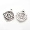 Tibetan Style Alloy Pendants X-TIBE-Q070-106AS-RS-1