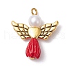 Angel Resin & Acrylic Pendants PALLOY-JF02565-01S-1