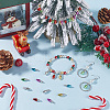 SUNNYCLUE 120Pcs 6 Colors Plastic Pendants FIND-SC0010-90B-4