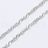 925 Sterling Silver Rope Chains Necklaces STER-E007-2C-1