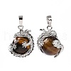 Mixed Natural Gemstone Pendants GP471-M-3