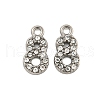 304 Stainless Steel Pendants STAS-L080-002P-08-1