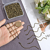 SOFPLATE 100Pcs Steel Ball Chains for Price Tag Chains FIND-SP0002-58AB-3