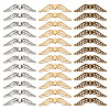 GOMAKERER 150Pcs 3 Colors Tibetan Style Alloy Beads FIND-GO0002-53-1