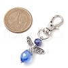Angel Glass Pendant Decoration HJEW-JM02154-3