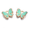 Alloy Enamel Charms X-ENAM-S121-070F-3