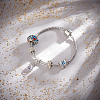 304 Stainless Steel European Style Bracelets for Jewelry Making STAS-PH0006-02B-5