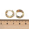 Brass Micro Pave Colorful Cubic Zirconia Hoop Earrings EJEW-S277-09G-B-5