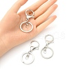 10Pcs Alloy Split Key Rings KK-YW0002-01P-4