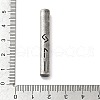Retro 304 Stainless Steel Pendants STAS-V008-32AS-12-3
