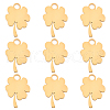 Beebeecraft 10Pcs 201 Stainless Steel Pendants STAS-BBC0005-55-1