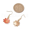 6 Pairs 6 Colors Alloy Enamel Dangle Earrings EJEW-JE06296-4