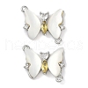 Brass Micro Pave Cubic Zirconia Pendants KK-U043-31P-01-1