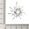 Non-Tarnish 304 Stainless Steel Pendants STAS-S123-04P-01-3