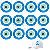 12Pcs Evil Eye Iron on/Sew On Patches PATC-FG0001-87-1