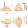  2 Styles Wooden Weaving Beading Loom Kit TOOL-NB0001-63-4