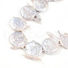 Natural Baroque Keshi Pearl Beads Strands PEAR-S018-06F-01-4
