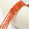 Natural South Red Agate Beads Strands G-B090-A04-01-4