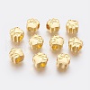 Tibetan Style Zinc Alloy Dog Paw Prints European Beads MPDL-R038-008G-RS-1