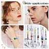SUNNYCLUE 40Pcs 10 Style Resin Rhinestone Beads RESI-SC0002-31-5