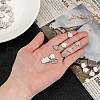 Tarnish Resistant 304 Stainless Steel Stamping Blank Tag Flat Heart Charms Pendants STAS-Q171-01-4