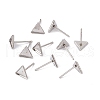 Tarnish Resistant 304 Stainless Steel Stud Earring Findings STAS-I010-03-3