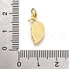 Brass Enamel Pendants KK-K401-32G-4