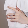 Witch Knot 925 Sterling Silver Finger Rings for Women FS-WG40E9F-01-3