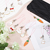 12Pcs 6 Style Alloy Enamel Mobile Straps HJEW-GL00015-5