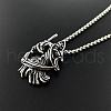 Vintage Stainless Steel Grim Reaper Pendant Men's Necklaces MY2809-2