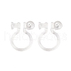 Silicone Clip-on Earring Findings FIND-K019-01B-1