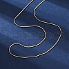 Long-Lasting Plated Brass Coreana Chain Necklaces X-NJEW-K112-08G-NF-1