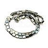 Electroplated Non-magnetic Synthetic Hematite Beads Strands G-G089-B02-18-2