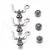 Tibetan Style Alloy Bead Frame PALLOY-Q441-079-RS-3