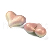 UV Plating & Spray Painted Opaque Acrylic Beads OACR-G047-03-2