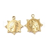 Ion Plating(IP) 304 Stainless Steel Pendants STAS-P324-30G-1