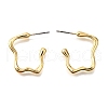 304 Stainless Steel Stud Earrings EJEW-D307-01G-4